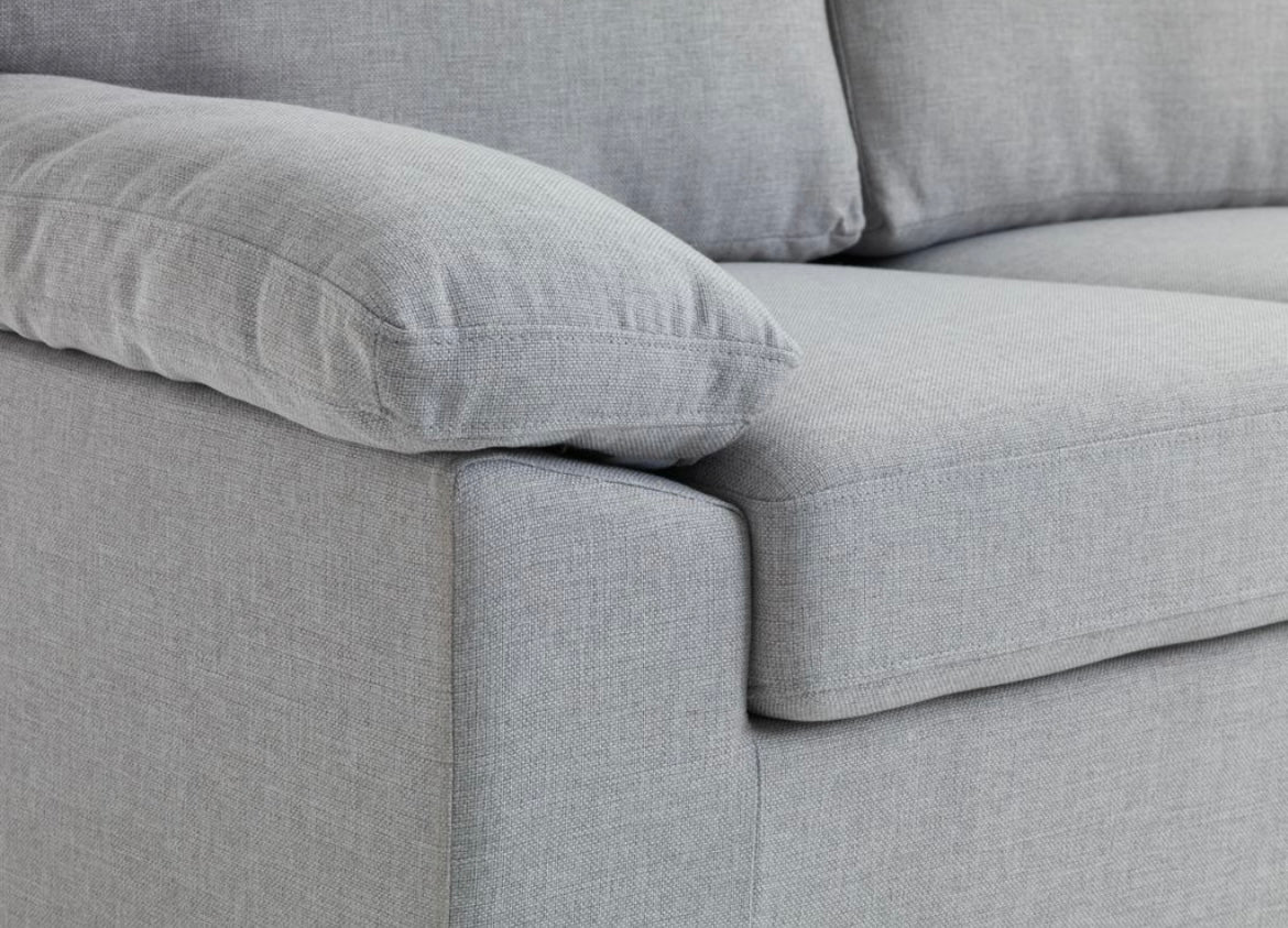 3 seater light grey sofa